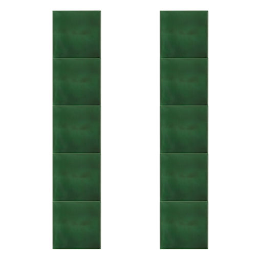 LGC067 Green Fireplace Tiles